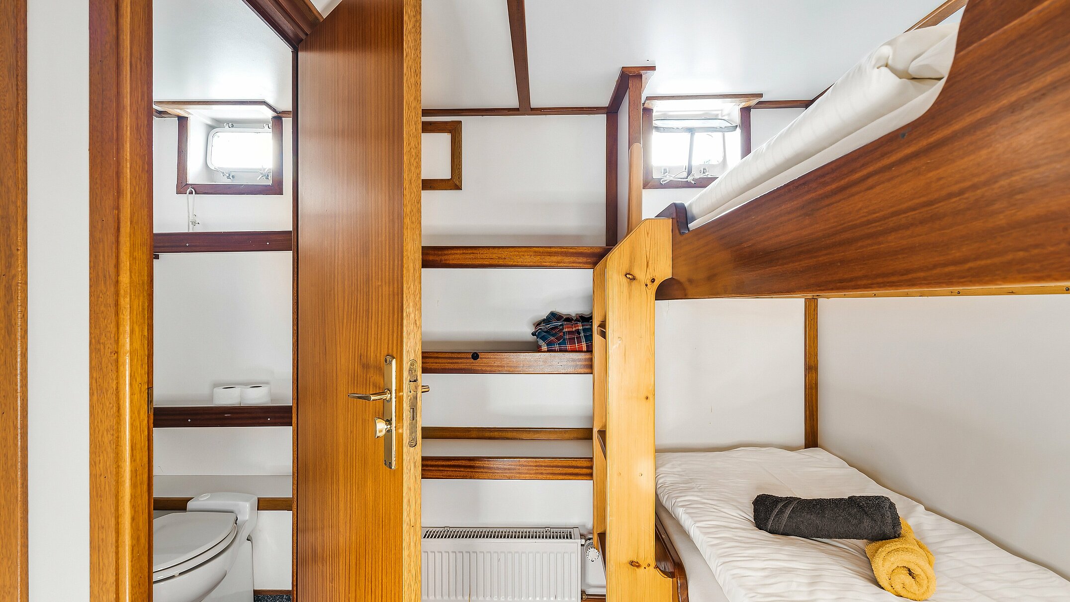 Cycletours Holidays Barges Anna Antal Bunk Bed Cabin